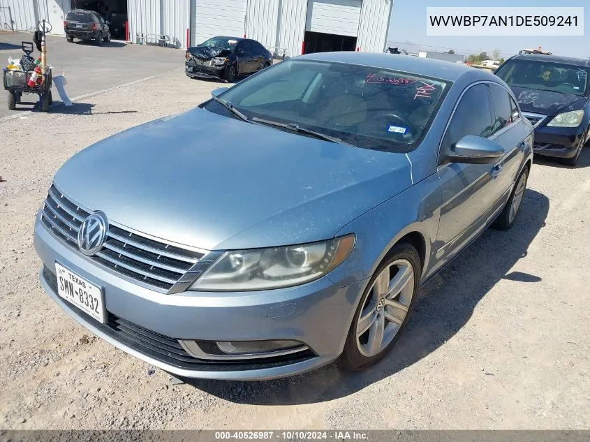 2013 Volkswagen Cc 2.0T Sport VIN: WVWBP7AN1DE509241 Lot: 40526987