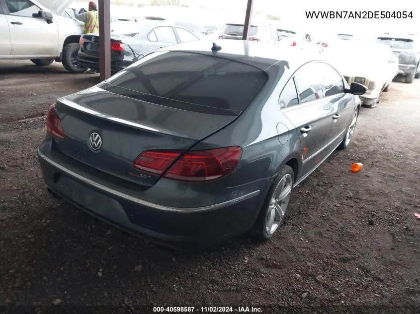 2013 Volkswagen Cc 2.0T Sport VIN: WVWBN7AN2DE504054 Lot: 40598587