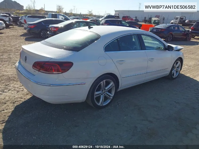 2013 Volkswagen Cc 2.0T Sport Plus VIN: WVWBP7AN1DE506582 Lot: 40629124