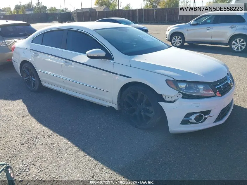 2013 Volkswagen Cc R-Line VIN: WVWBN7AN5DE558223 Lot: 40712978