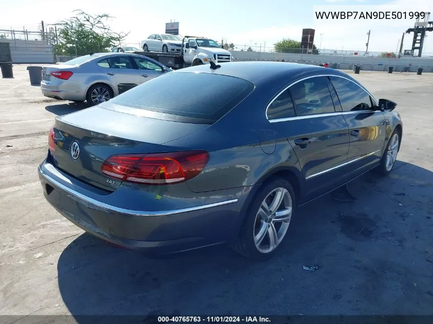 2013 Volkswagen Cc 2.0T Sport Plus VIN: WVWBP7AN9DE501999 Lot: 40765763