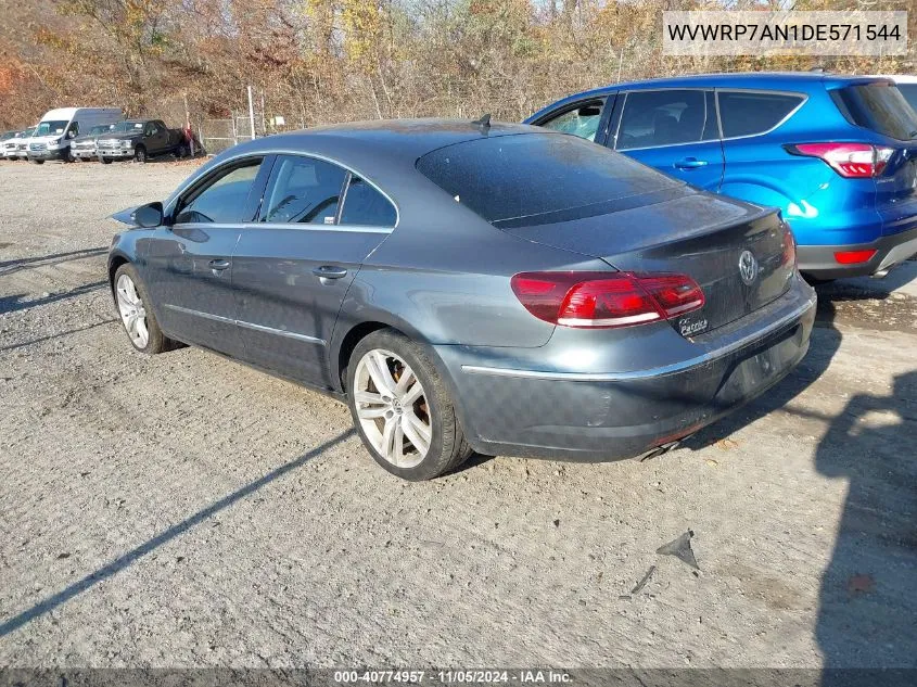 2013 Volkswagen Cc 2.0T Lux VIN: WVWRP7AN1DE571544 Lot: 40774957