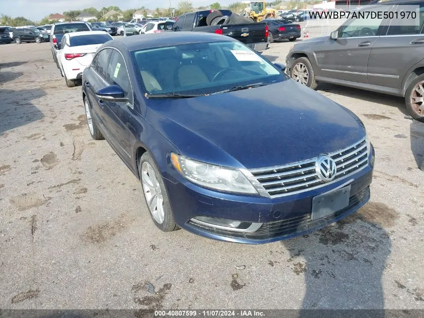 2013 Volkswagen Cc 2.0T Sport Plus VIN: WVWBP7AN7DE501970 Lot: 40807599