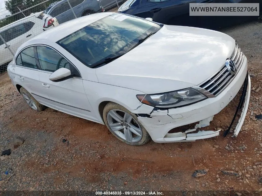 WVWBN7AN8EE527064 2014 Volkswagen Cc 2.0T Sport