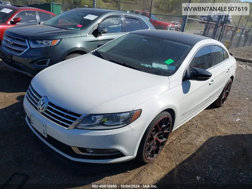 2014 Volkswagen Cc 2.0T Sport VIN: WVWBN7AN4EE507619 Lot: 40518985