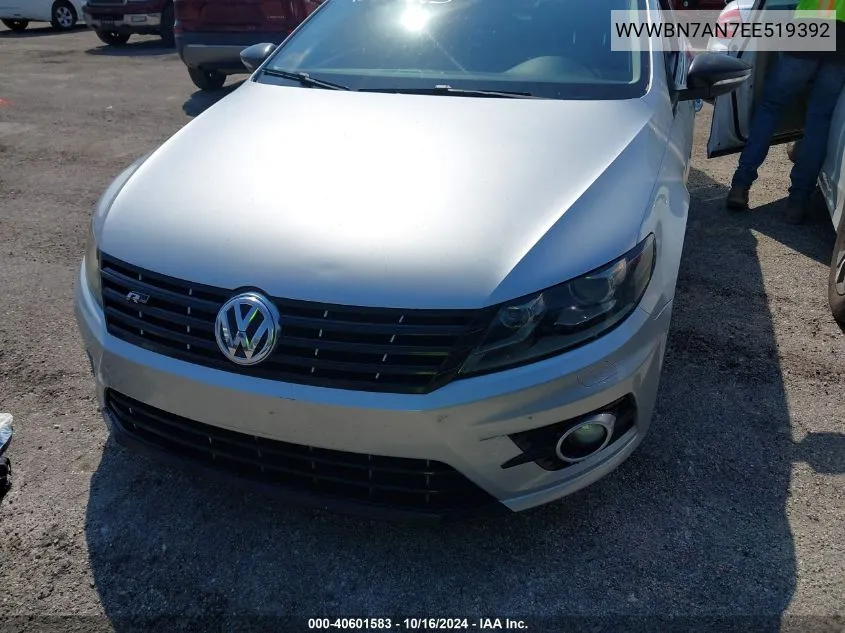 2014 Volkswagen Cc 2.0T R-Line VIN: WVWBN7AN7EE519392 Lot: 40601583