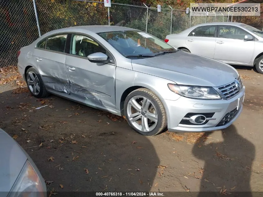 2014 Volkswagen Cc 2.0T R-Line VIN: WVWBP7AN0EE530213 Lot: 40765318