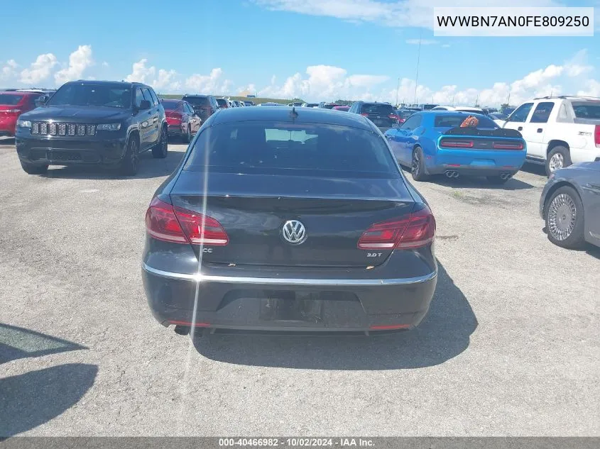 WVWBN7AN0FE809250 2015 Volkswagen Cc 2.0T R-Line