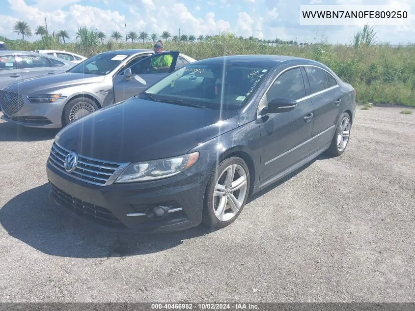 WVWBN7AN0FE809250 2015 Volkswagen Cc 2.0T R-Line