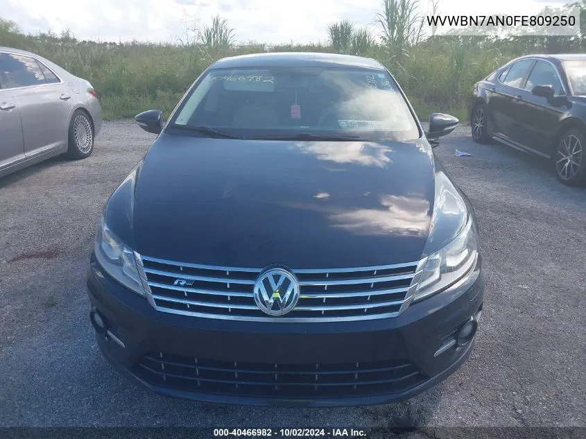 WVWBN7AN0FE809250 2015 Volkswagen Cc 2.0T R-Line