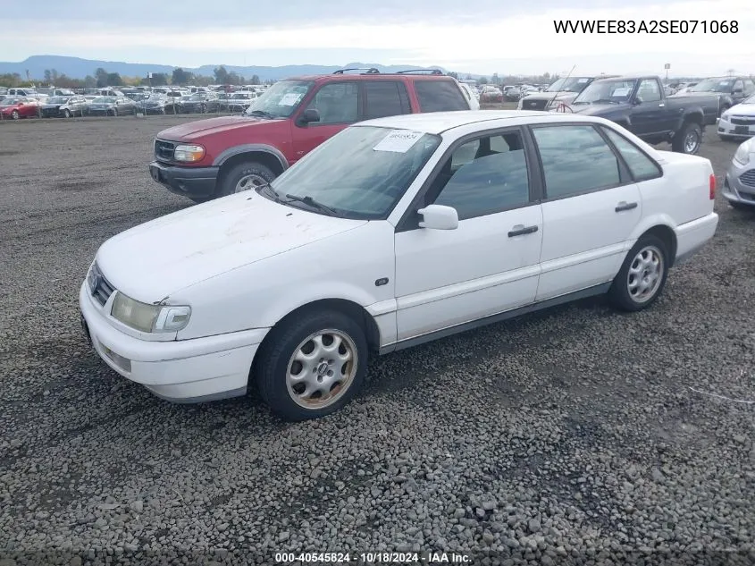 1995 Volkswagen Passat Glx VIN: WVWEE83A2SE071068 Lot: 40545824