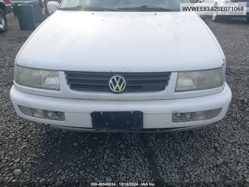 1995 Volkswagen Passat Glx VIN: WVWEE83A2SE071068 Lot: 40545824