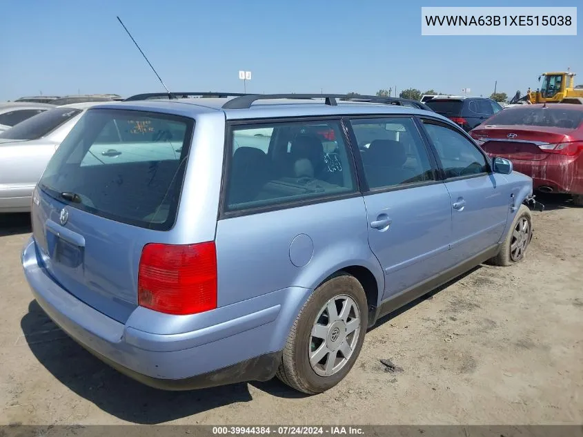 WVWNA63B1XE515038 1999 Volkswagen Passat Gls