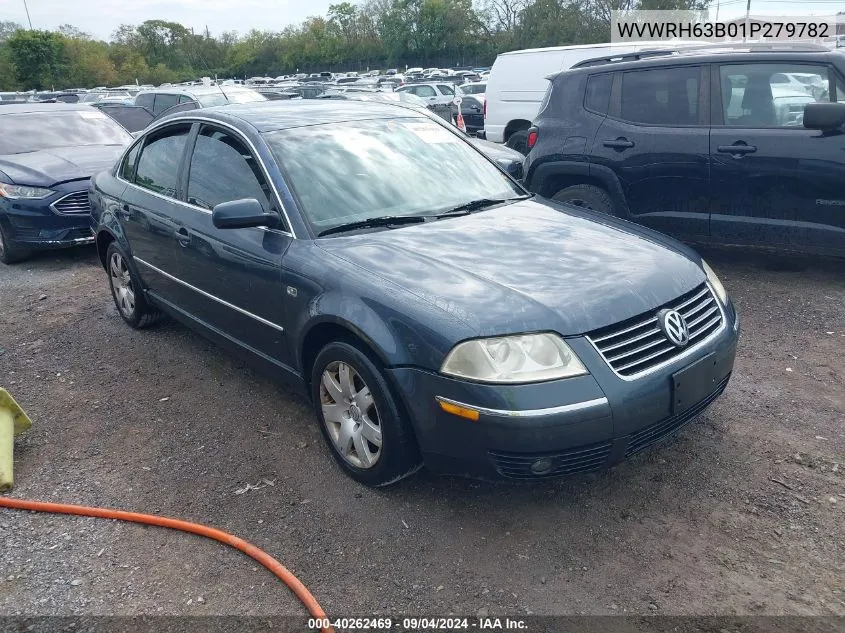 2001 Volkswagen Passat Glx VIN: WVWRH63B01P279782 Lot: 40262469