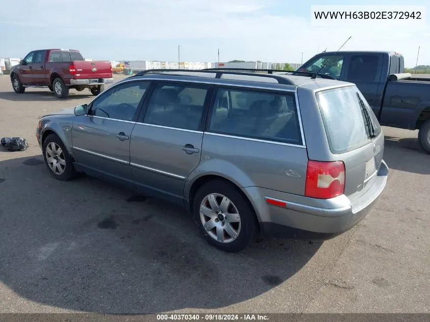 WVWYH63B02E372942 2002 Volkswagen Passat Glx 4Motion