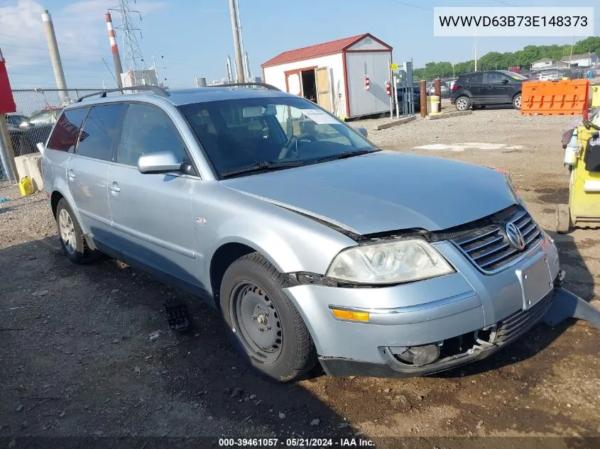 2003 Volkswagen Passat Gls VIN: WVWVD63B73E148373 Lot: 39461057