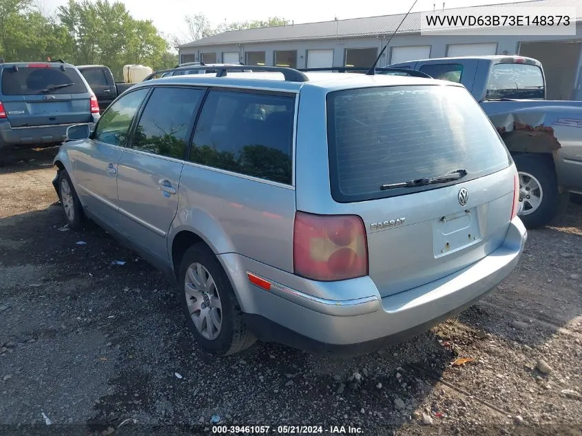 2003 Volkswagen Passat Gls VIN: WVWVD63B73E148373 Lot: 39461057