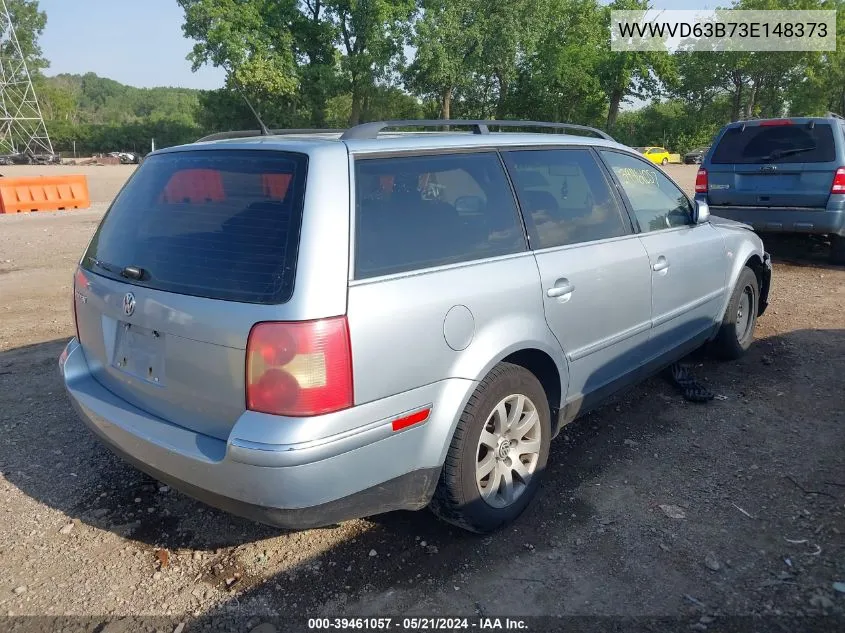 2003 Volkswagen Passat Gls VIN: WVWVD63B73E148373 Lot: 39461057