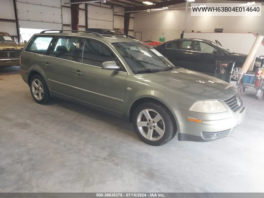 WVWWH63B04E014640 2004 Volkswagen Passat Glx