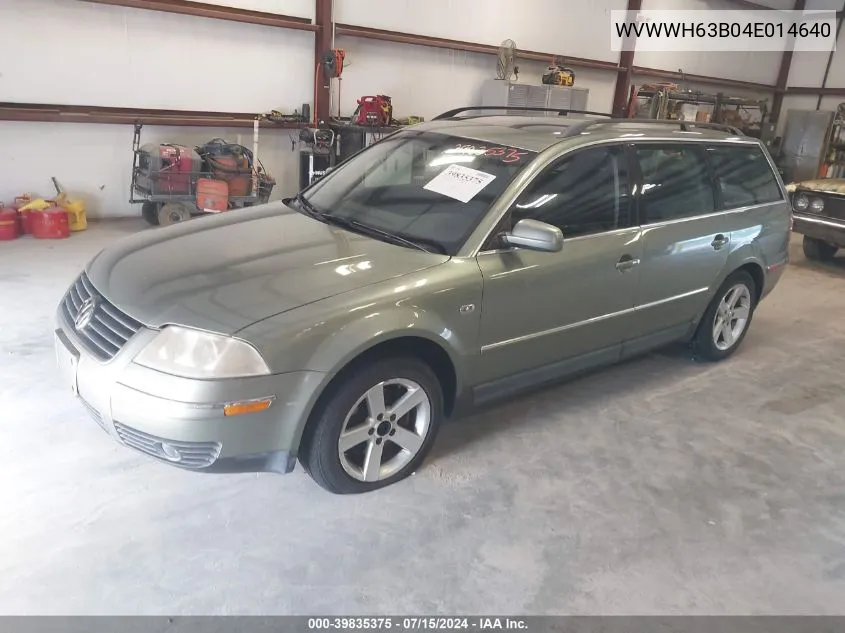 WVWWH63B04E014640 2004 Volkswagen Passat Glx