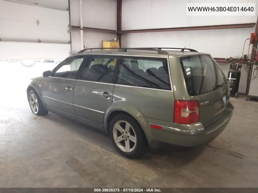 WVWWH63B04E014640 2004 Volkswagen Passat Glx