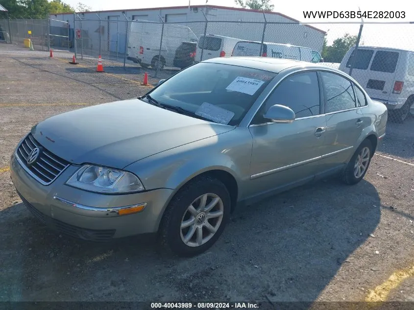 WVWPD63B54E282003 2004 Volkswagen Passat Gls