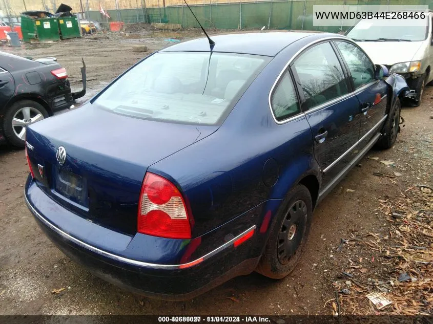 2004 Volkswagen Passat Gl VIN: WVWMD63B44E268466 Lot: 40686027