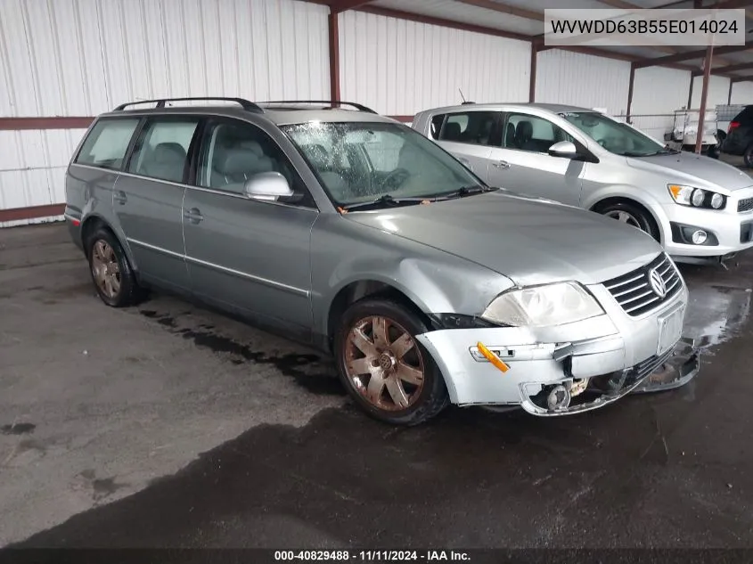 2005 Volkswagen Passat Gls VIN: WVWDD63B55E014024 Lot: 40829488