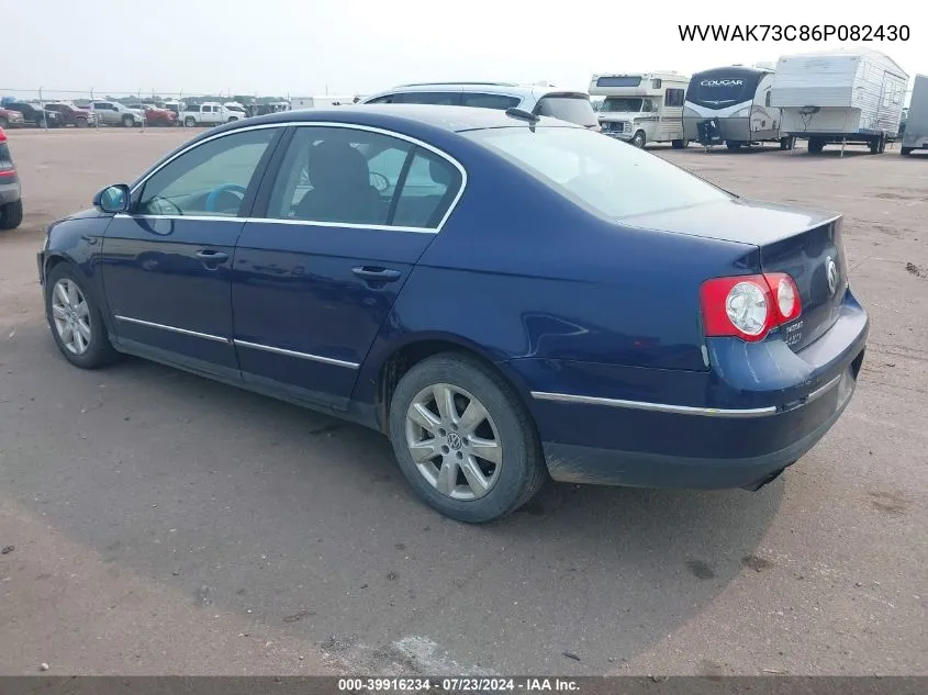 WVWAK73C86P082430 2006 Volkswagen Passat 2.0T