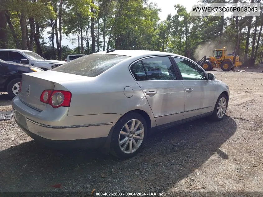 2006 Volkswagen Passat 2.0T VIN: WVWEK73C66P068043 Lot: 40262803