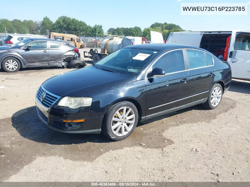 2006 Volkswagen Passat 3.6 VIN: WVWEU73C16P223785 Lot: 40363486