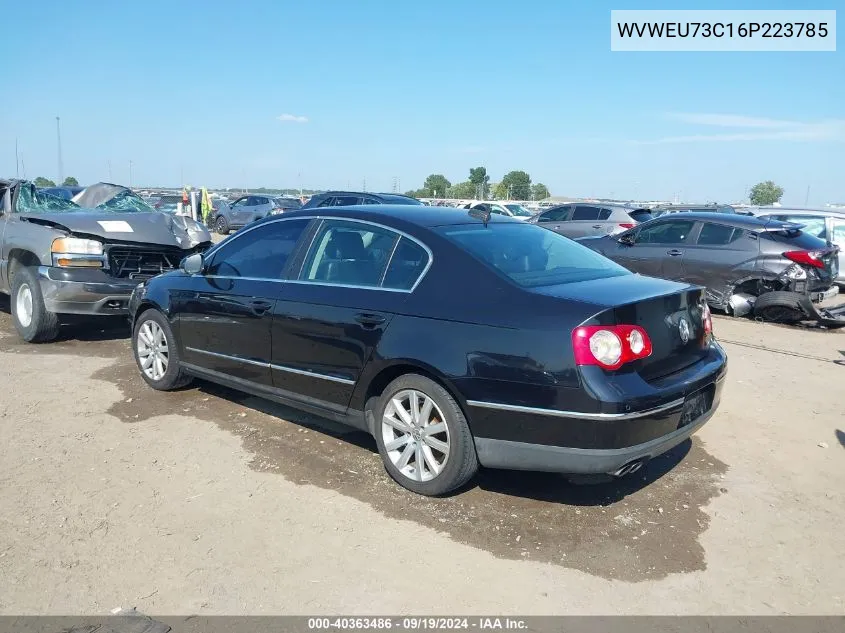 2006 Volkswagen Passat 3.6 VIN: WVWEU73C16P223785 Lot: 40363486