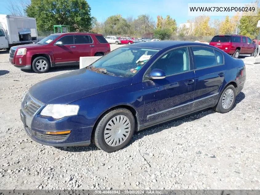 2006 Volkswagen Passat 2.0T/2.0T Value VIN: WVWAK73CX6P060249 Lot: 40468942