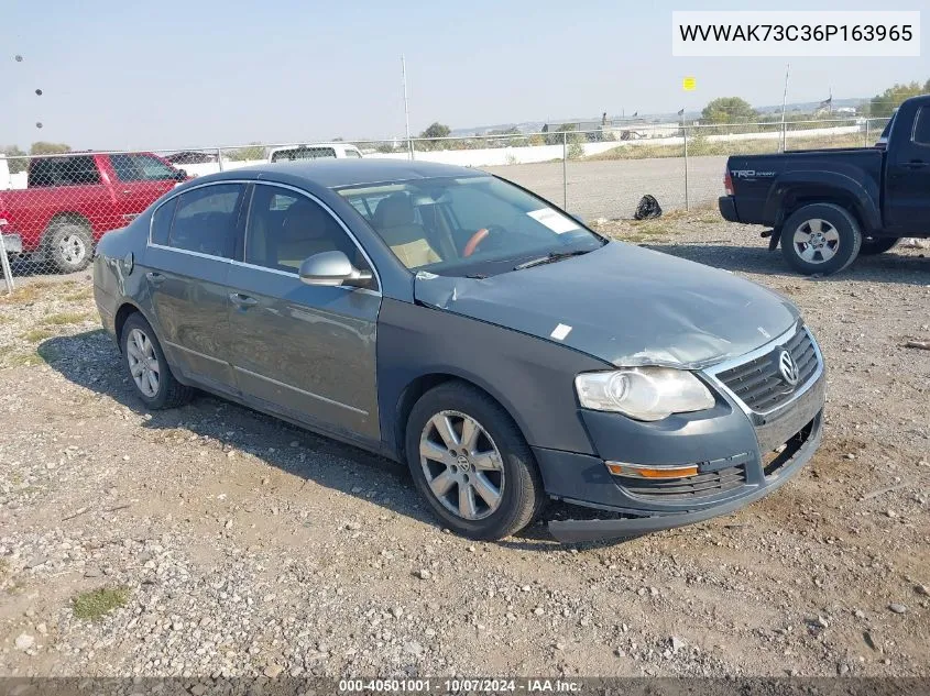 WVWAK73C36P163965 2006 Volkswagen Passat 2.0T/Value Edition