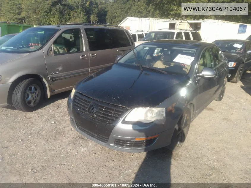 WVWEK73C46P104067 2006 Volkswagen Passat 2.0T