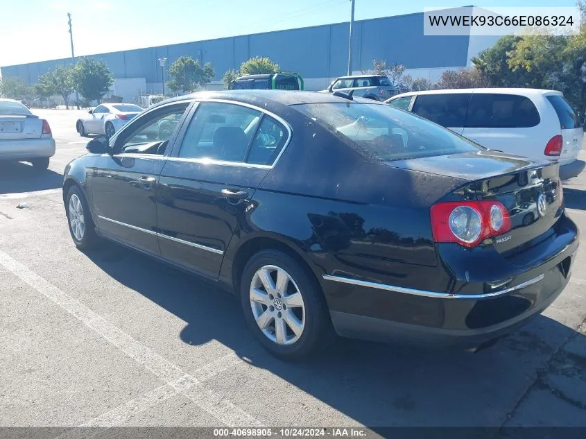 WVWEK93C66E086324 2006 Volkswagen Passat 2.0T