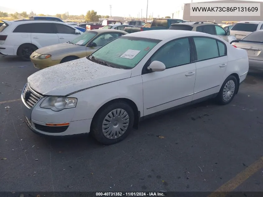 WVWAK73C86P131609 2006 Volkswagen Passat Value Edition