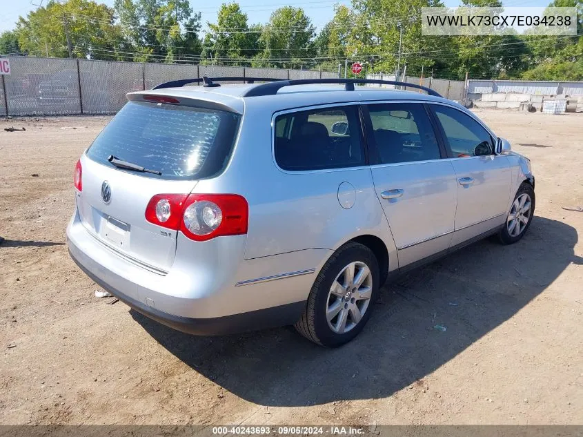 2007 Volkswagen Passat 2.0T VIN: WVWLK73CX7E034238 Lot: 40243693