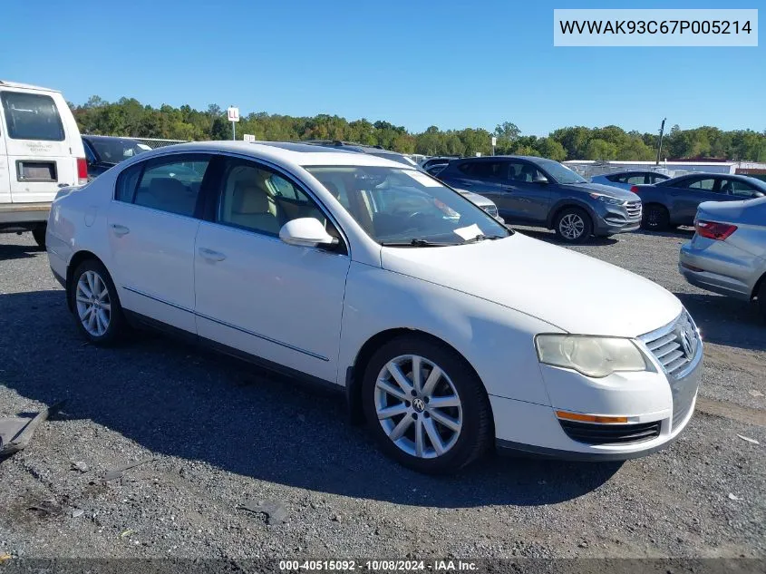 WVWAK93C67P005214 2007 Volkswagen Passat 2.0T