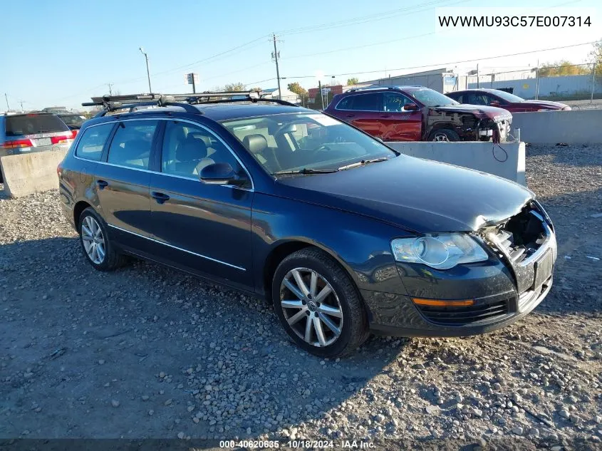 WVWMU93C57E007314 2007 Volkswagen Passat 3.6