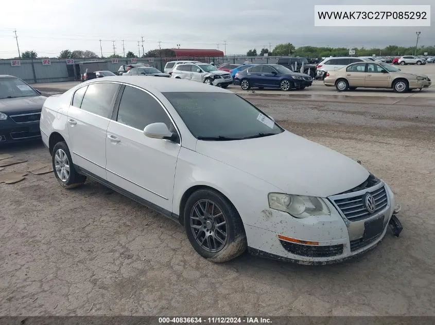 WVWAK73C27P085292 2007 Volkswagen Passat 2.0T