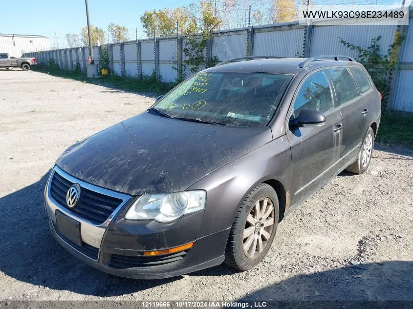 2008 Volkswagen Passat VIN: WVWLK93C98E234489 Lot: 12119666