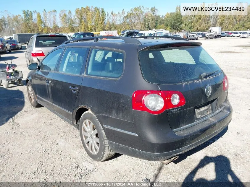 WVWLK93C98E234489 2008 Volkswagen Passat