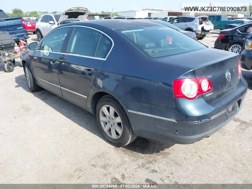 WVWJK73C78E090873 2008 Volkswagen Passat Turbo