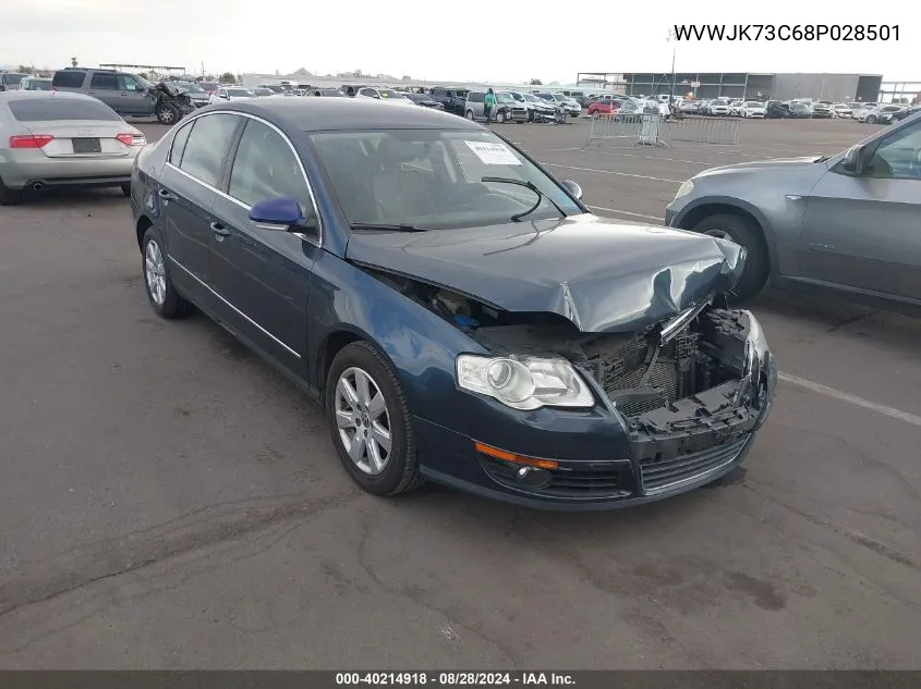 WVWJK73C68P028501 2008 Volkswagen Passat Turbo