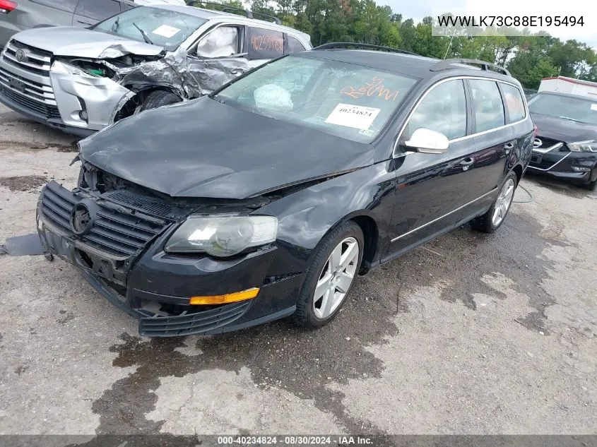 2008 Volkswagen Passat Komfort VIN: WVWLK73C88E195494 Lot: 40234824