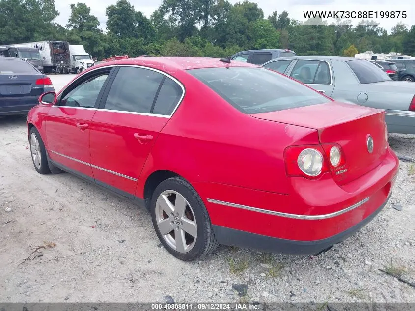 WVWAK73C88E199875 2008 Volkswagen Passat Komfort