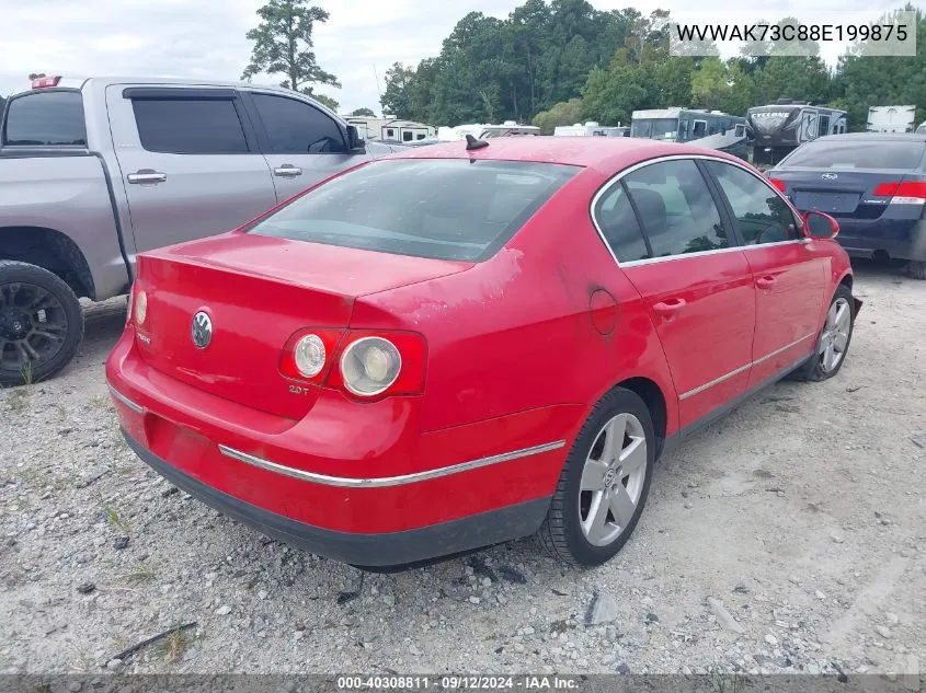 WVWAK73C88E199875 2008 Volkswagen Passat Komfort