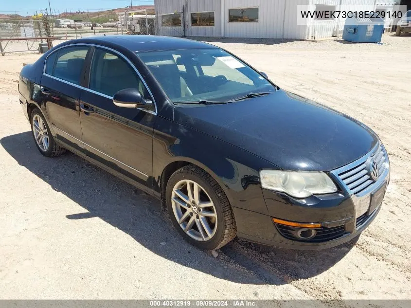 2008 Volkswagen Passat Lux VIN: WVWEK73C18E229140 Lot: 40312919