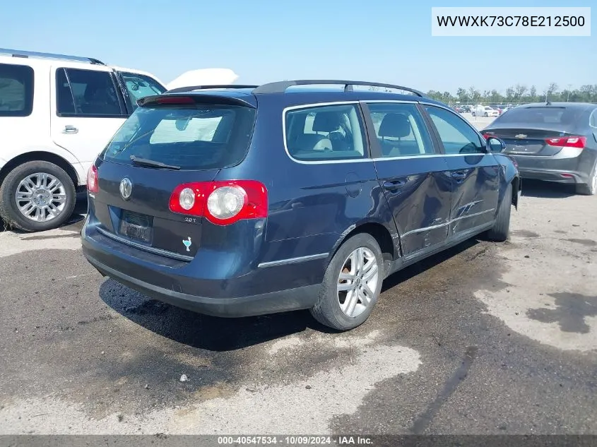 WVWXK73C78E212500 2008 Volkswagen Passat Turbo